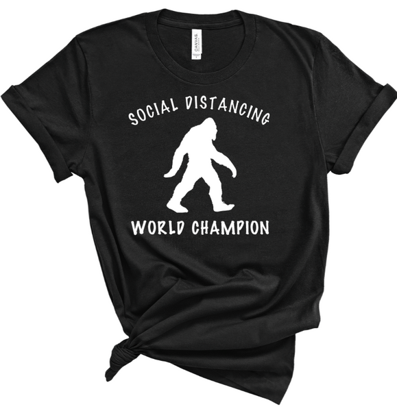 SOCIAL DISTANCING WORLD CHAMPION